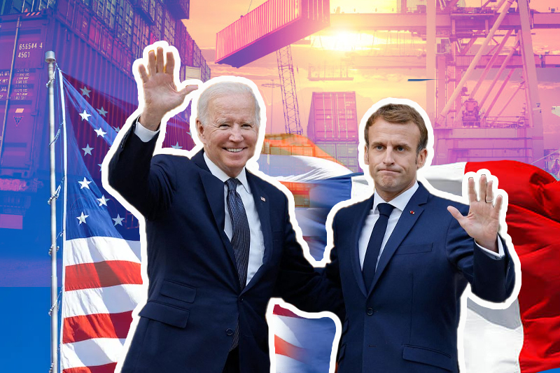  Biden and Macron hold talks over Russia and climate, vow unity