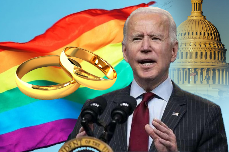  Biden to sign into law the same sex marriage bill