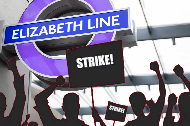 workers on the elizabeth line overwhelmingly decide to strike over pay