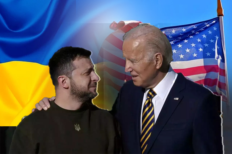  “You will never stand alone,” Biden assures Zelensky