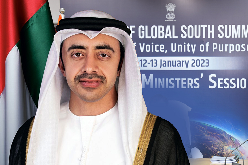 Abdullah bin Zayed participates in India's Voice of Global South Summit