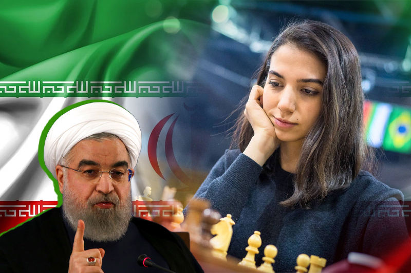 iranian chess player competes without hijab abroad warned not to return home