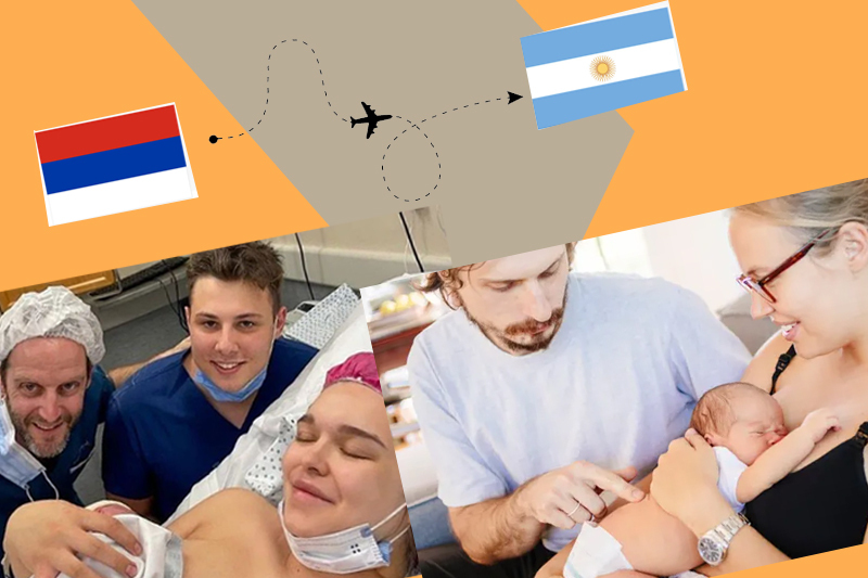 russian women flying to argentina to give birth