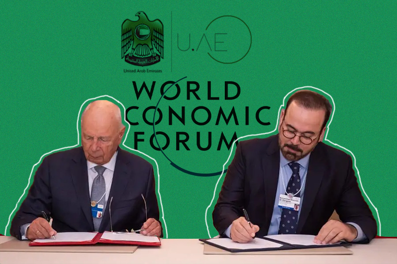  UAE signs international cooperation agreements with WEF