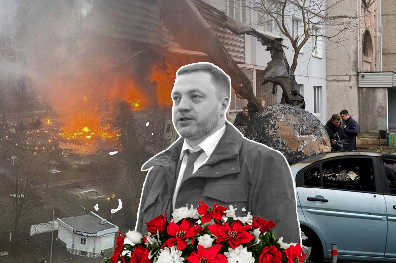  Ukraine’s entire interior ministry leadership team killed in crash