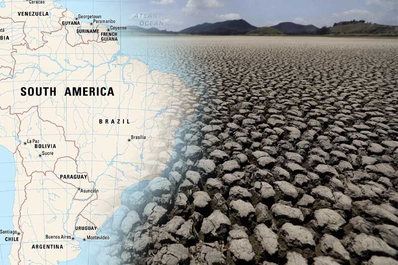 Climate Change does Not cause the Drought In South America