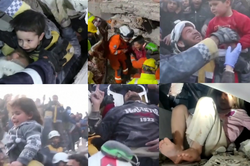  Four stunning rescues in Turkey and Syria amid earthquake chaos