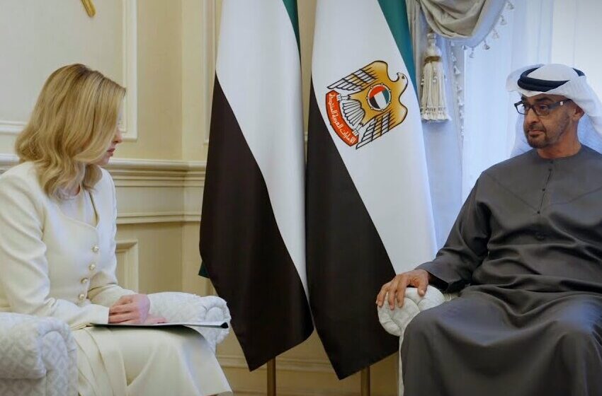  UAE President receives Olena Zelenska and donates $4 million to Ukrainian children