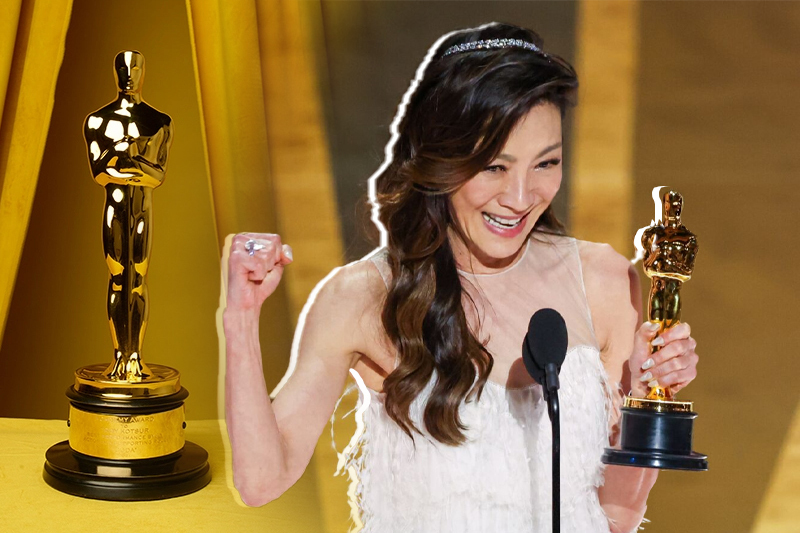 Michelle Yeoh becomes the first Asian woman to win best actress Oscar