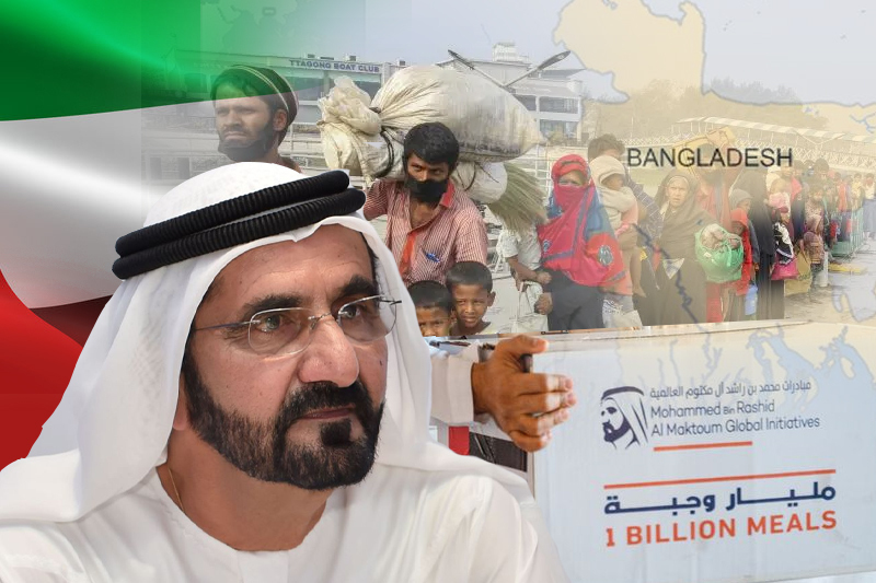  Mohammed bin Rashid and WFP collab to send 5.4 million meals to Rohingya refugees