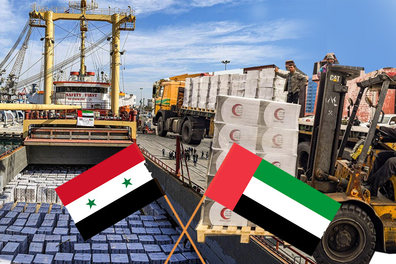  Operation Gallant Knight 2: UAE delivers 37,500 food parcels to quake-hit Syria