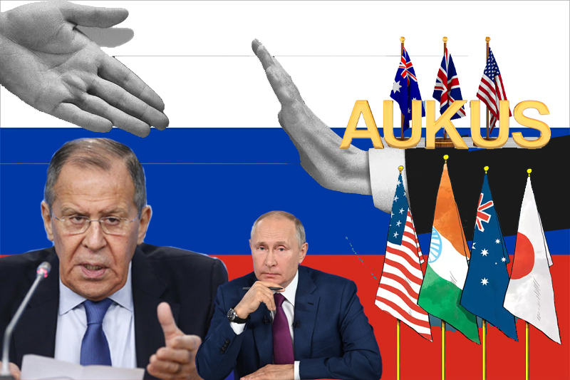 Sergey Lavrov Says The West Is Using AUKUS And Quad Against Russia