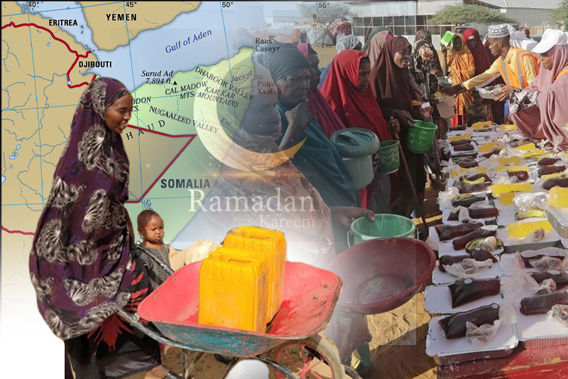  Some Muslims in Somalia break Ramadan fast with little but water