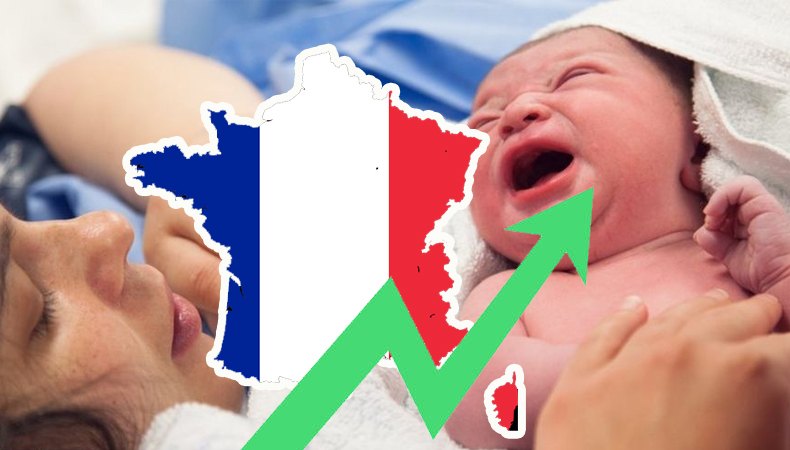  Which nations in Europe have the most and least live births per woman, respectively?