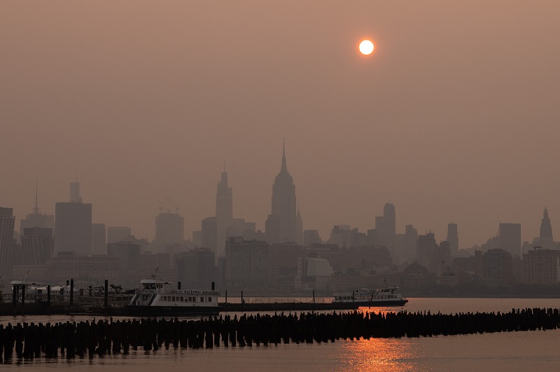  New York’s air pollution among world’s worst as Canadian wildfires blanket Northeast in smoke