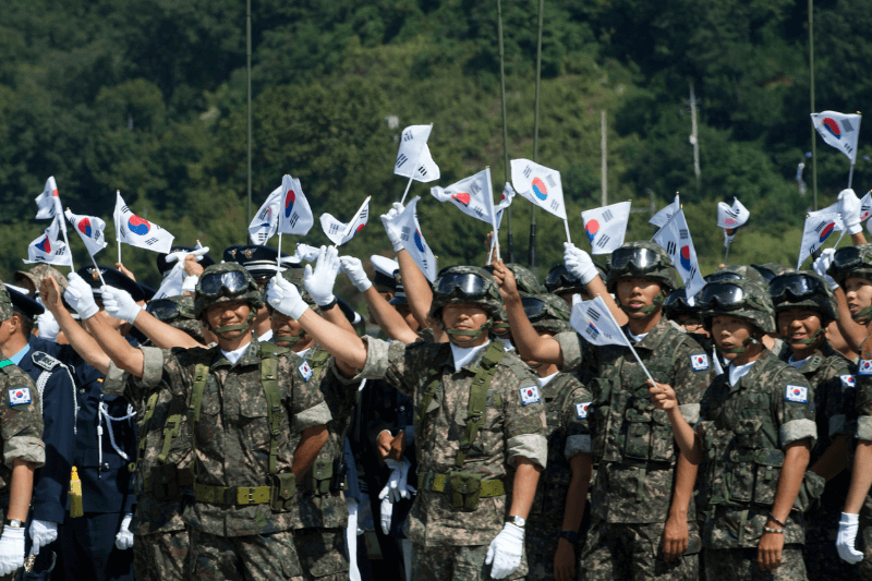 seoul sees rare military parade amid pyongyang's threats