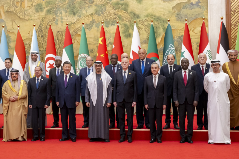 Sheikh Mohammed Bin Zayed Calls for Gaza Ceasefire at China-Arab Forum