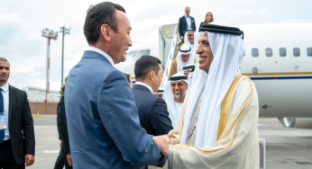 UAE Delegation Led by RAK Ruler Attends SCO Summit in Astana