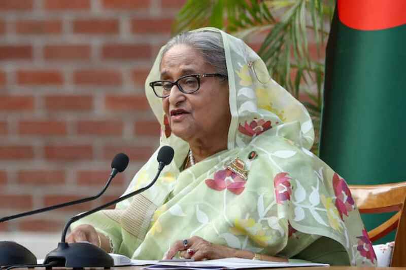 Former Bangladesh PM Sheikh Hasina Seeks UK Asylum, Temporarily Stays in India