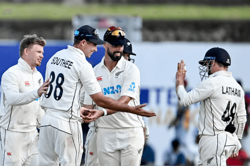 new zealand bowler o'rourke shines as rain disrupts first test against sri lanka