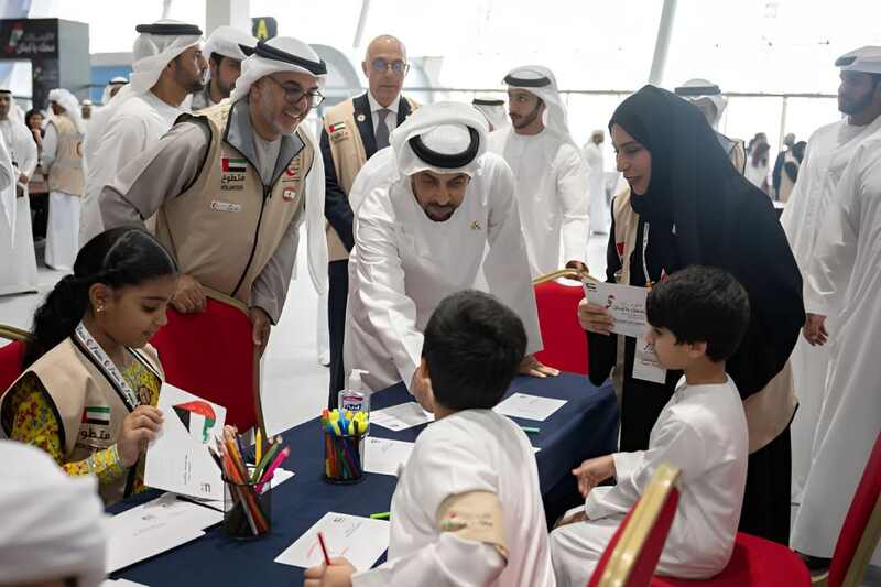 sheikh hamdan leads uae's 'stand with lebanon' campaign, collecting 1,100 tonnes of essential aid