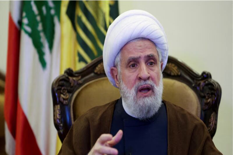 sheikh naim qassem takes helm as hezbollahs new leader