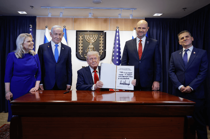 trump israel visit new chapter for peace