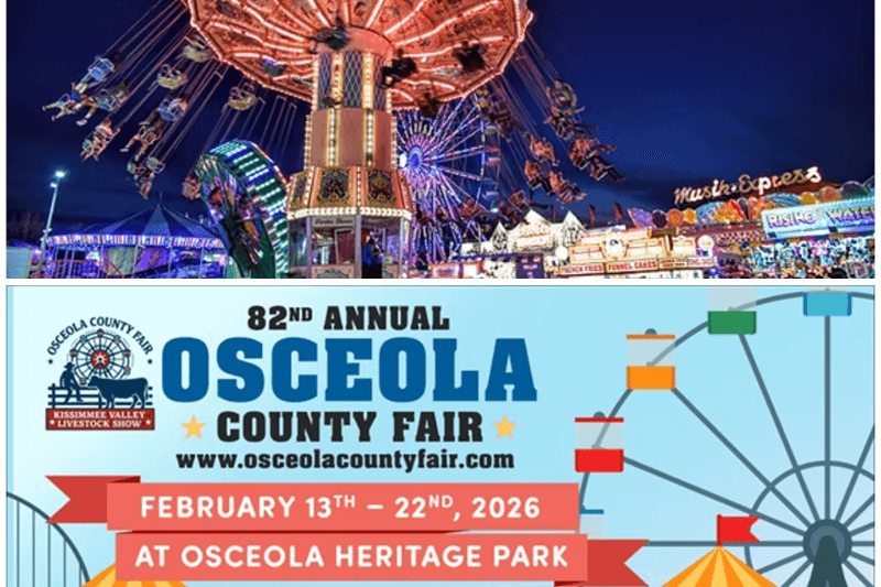 osceola county fair midway rides fair food