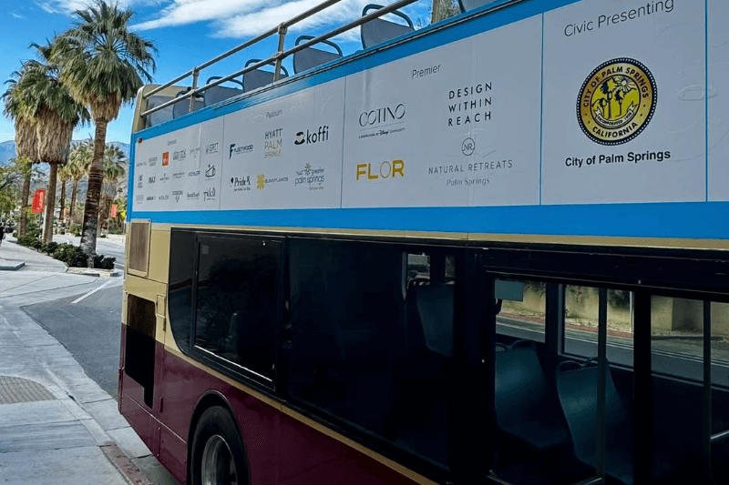 palm springs bus tour homes