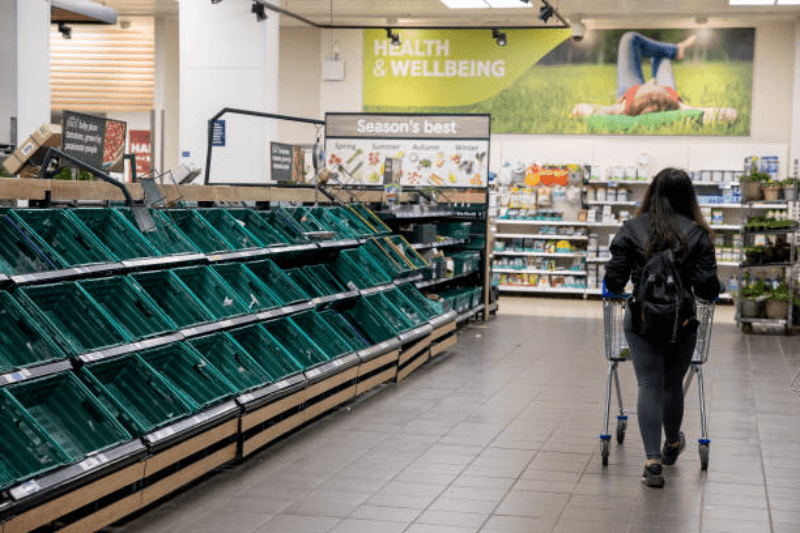 uk families wargaming food shortages stock basics global trade disrupted