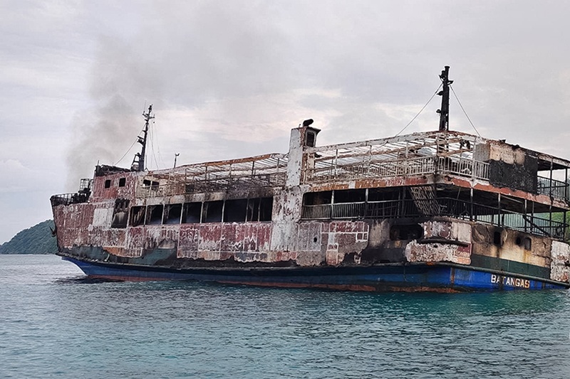 philippines ferry fire