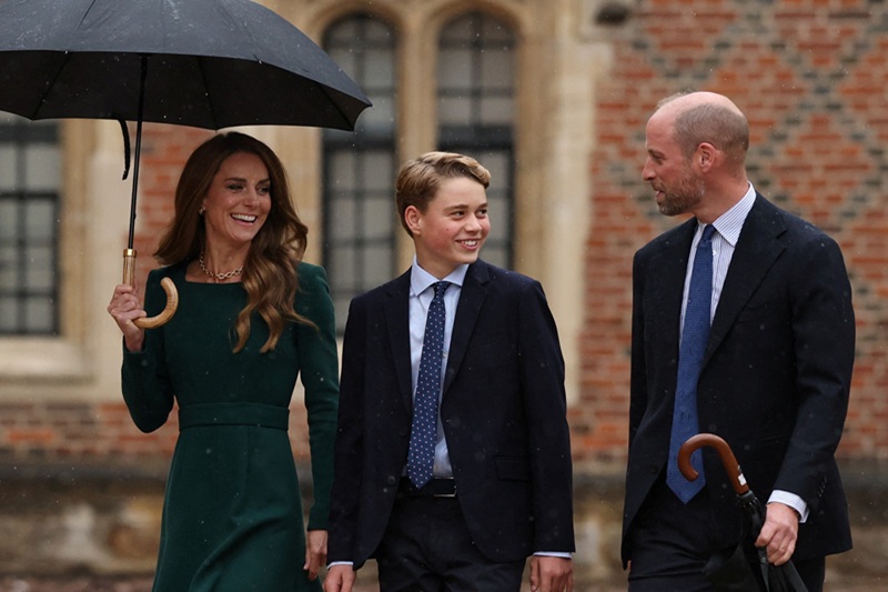 prince george starts at eton college